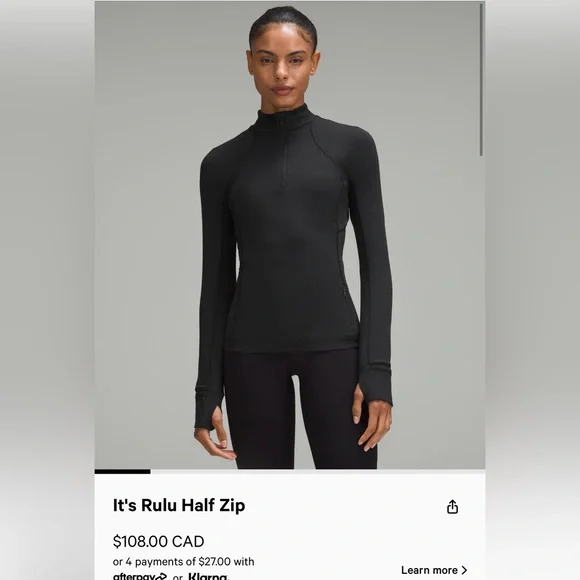 Lululemon half zip pullover - Picture 4 of 4